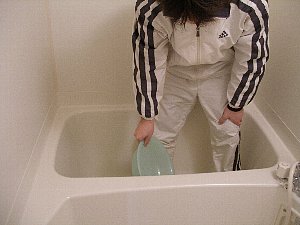 お風呂で筋トレ写真、画像2